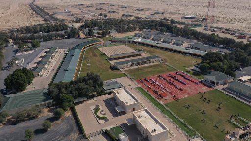Butheeb International Endurance Village from the air