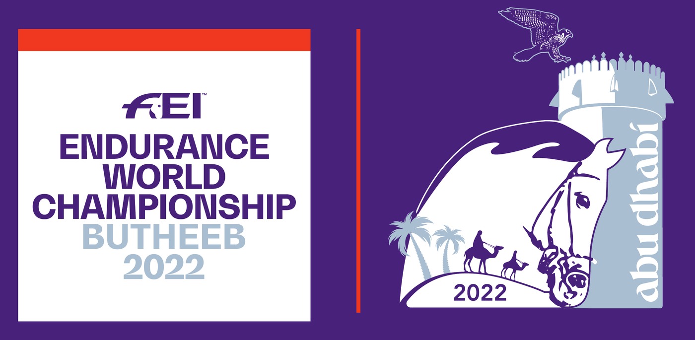 Logo of the FEI Endurance World Championship Butheeb 2022