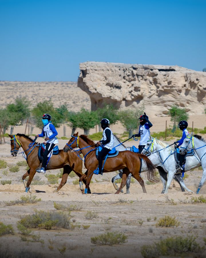 The desert course near Butheeb
